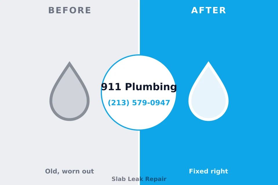 Before and after: plumbing repair Birdsboro, PA
